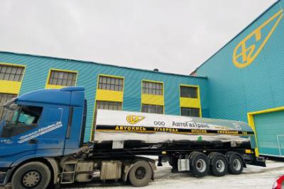 Отгрузка полуприцеп-цистерны ЦЖУ-18,0-2,0 в республику Абхазия